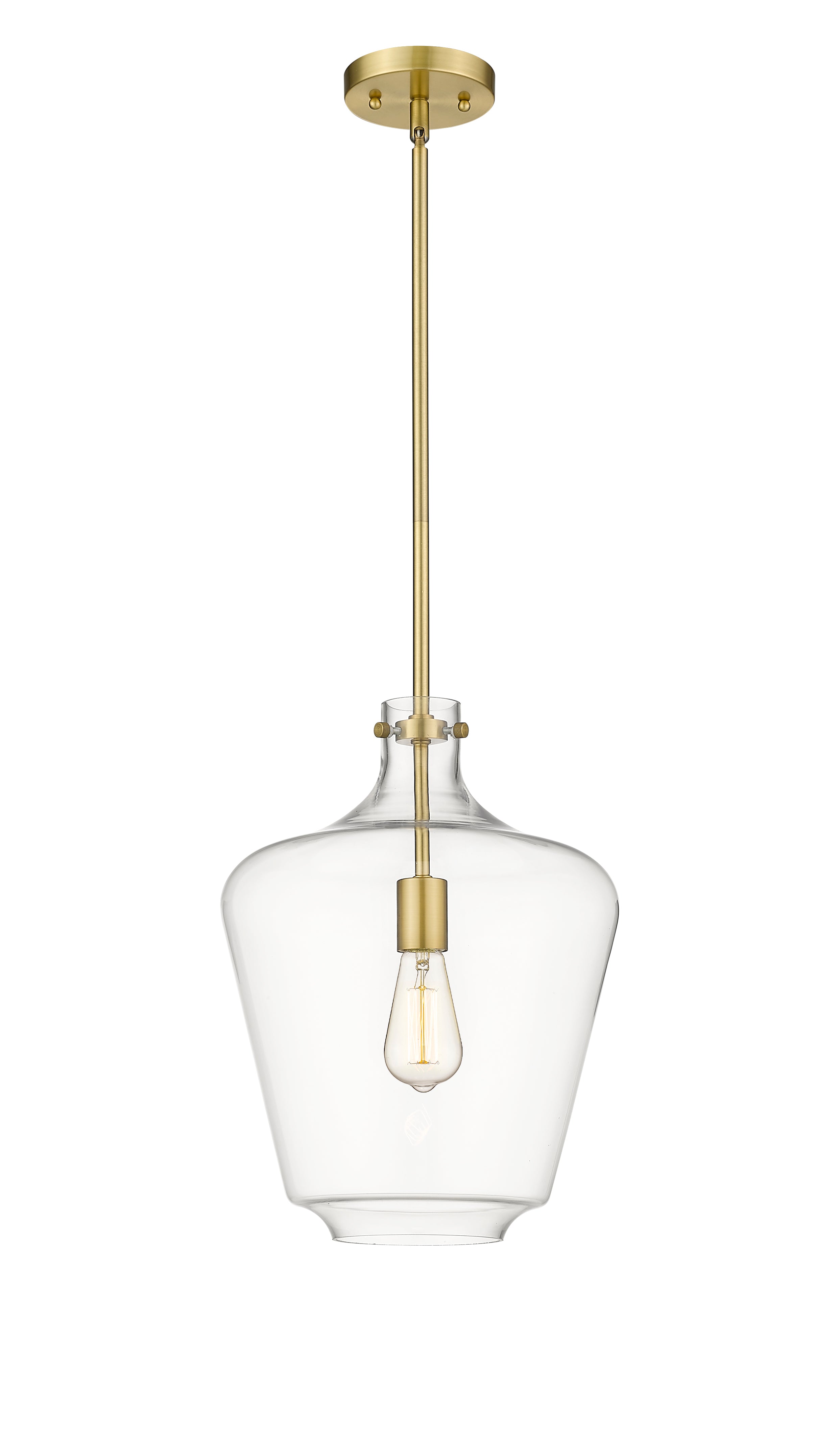 Norwalk Mini Pendant Brushed Brass Dimmable