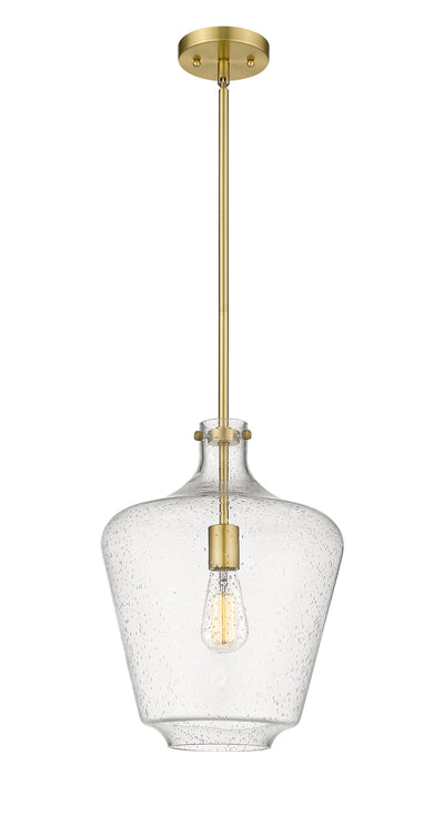 Norwalk Mini Pendant Brushed Brass Cast Steel