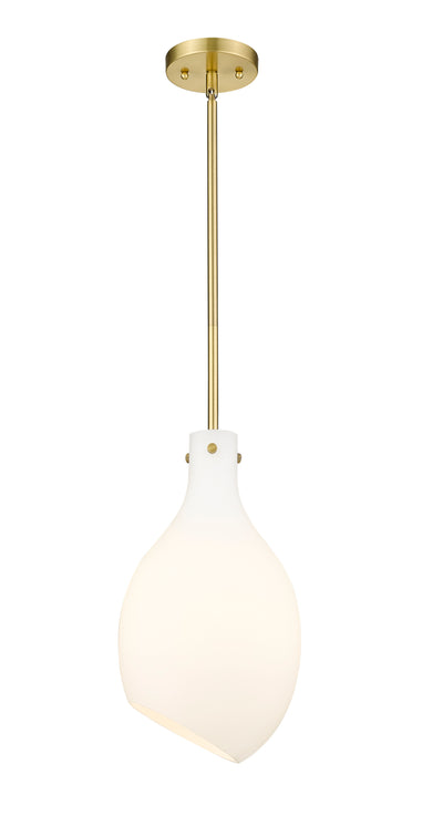 Norwalk Mini Pendant Brushed Brass 6W