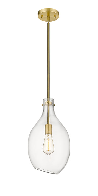 Norwalk Mini Pendant Brushed Brass 6W