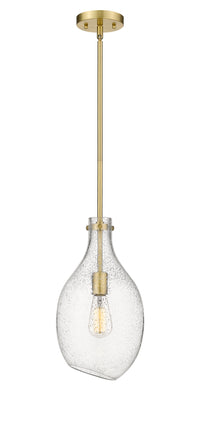 Norwalk Mini Pendant Brushed Brass 8.5 Inch