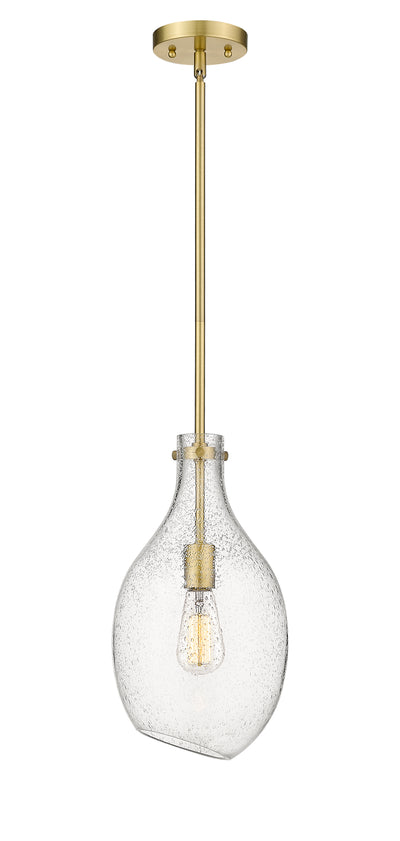 Norwalk Mini Pendant Brushed Brass 8.5 Inch