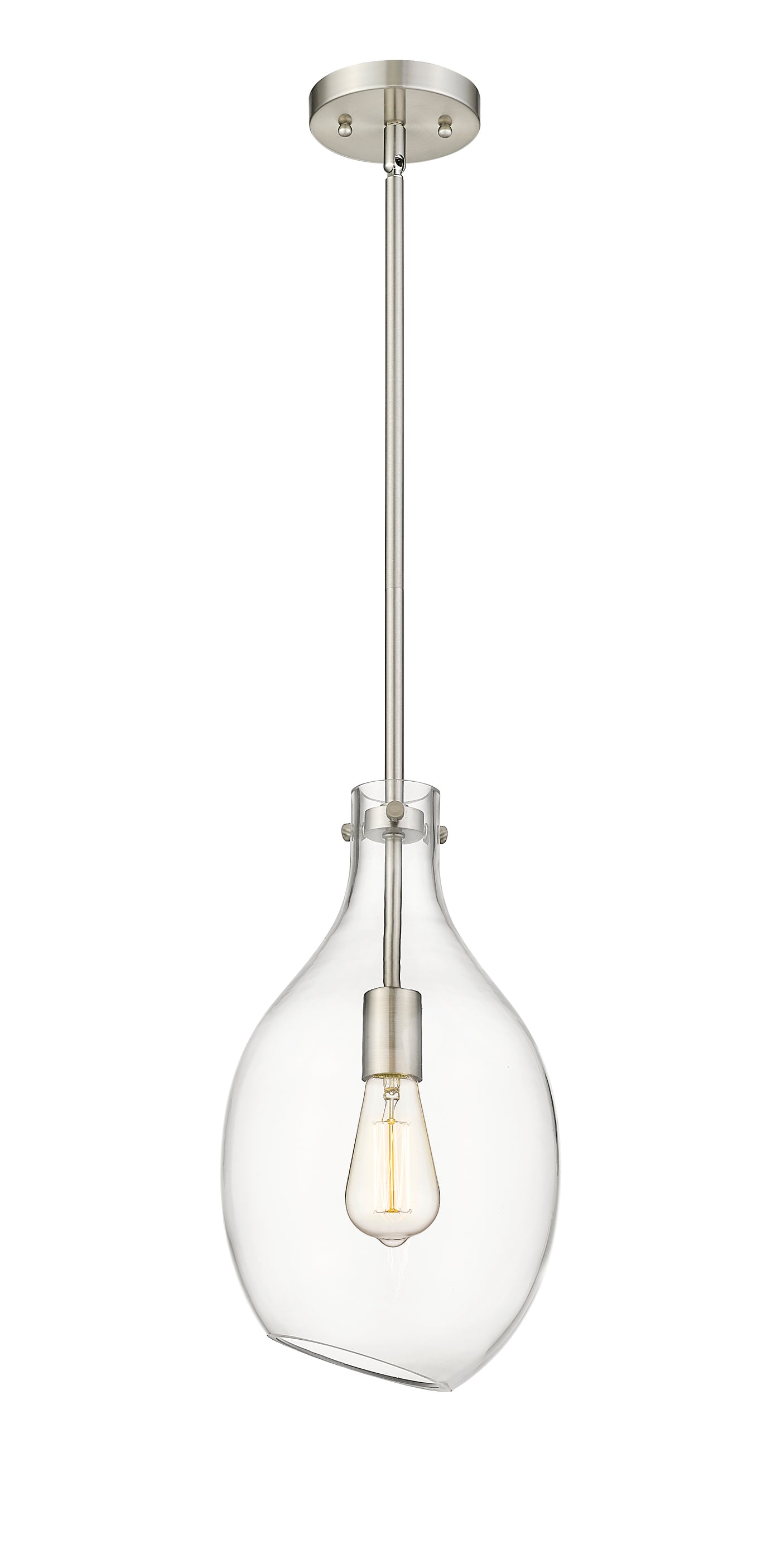 Norwalk Mini Pendant Brushed Brass 6W