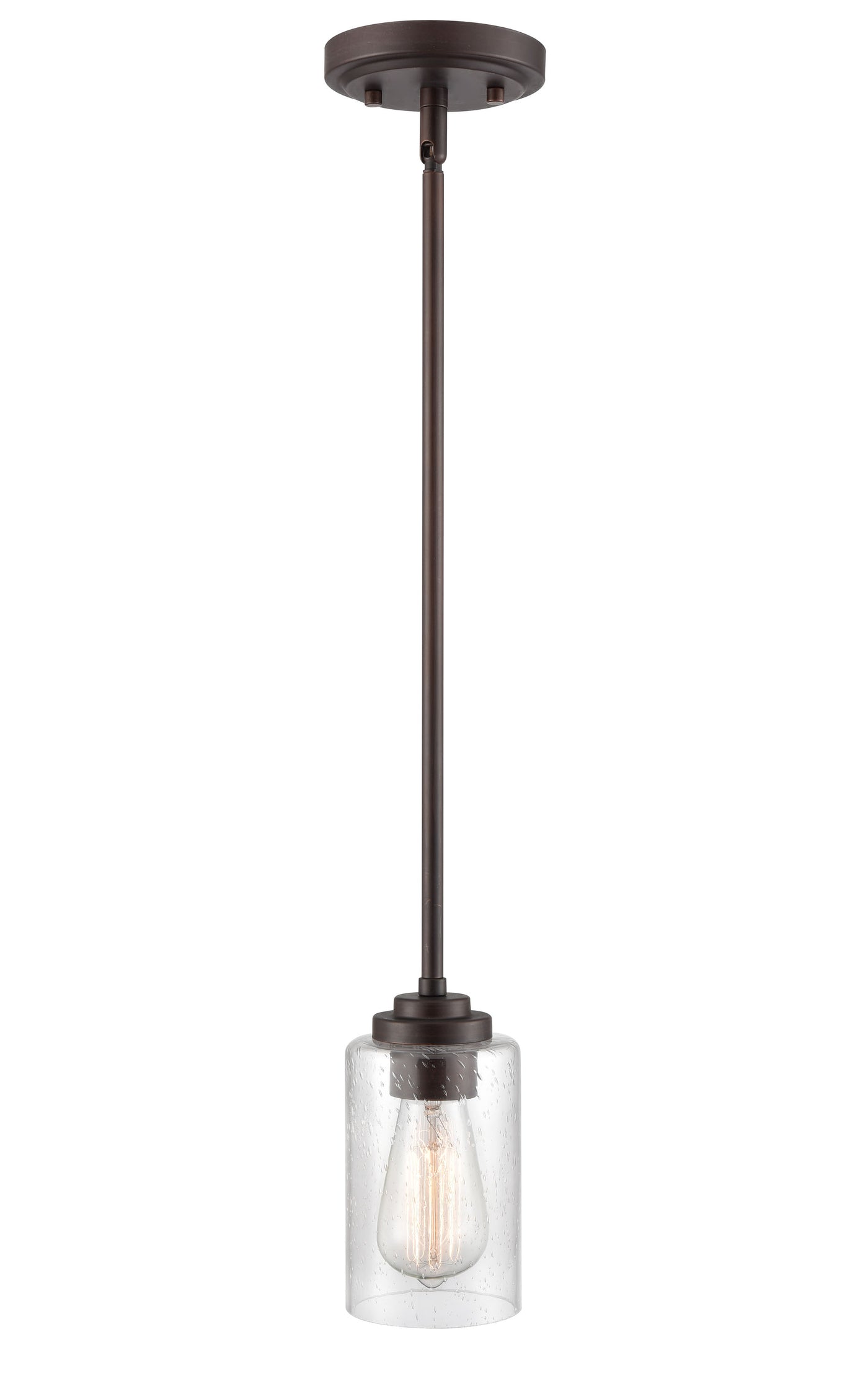 7.25'' Moven Rubbed Bronze 1 Light Mini Pendant