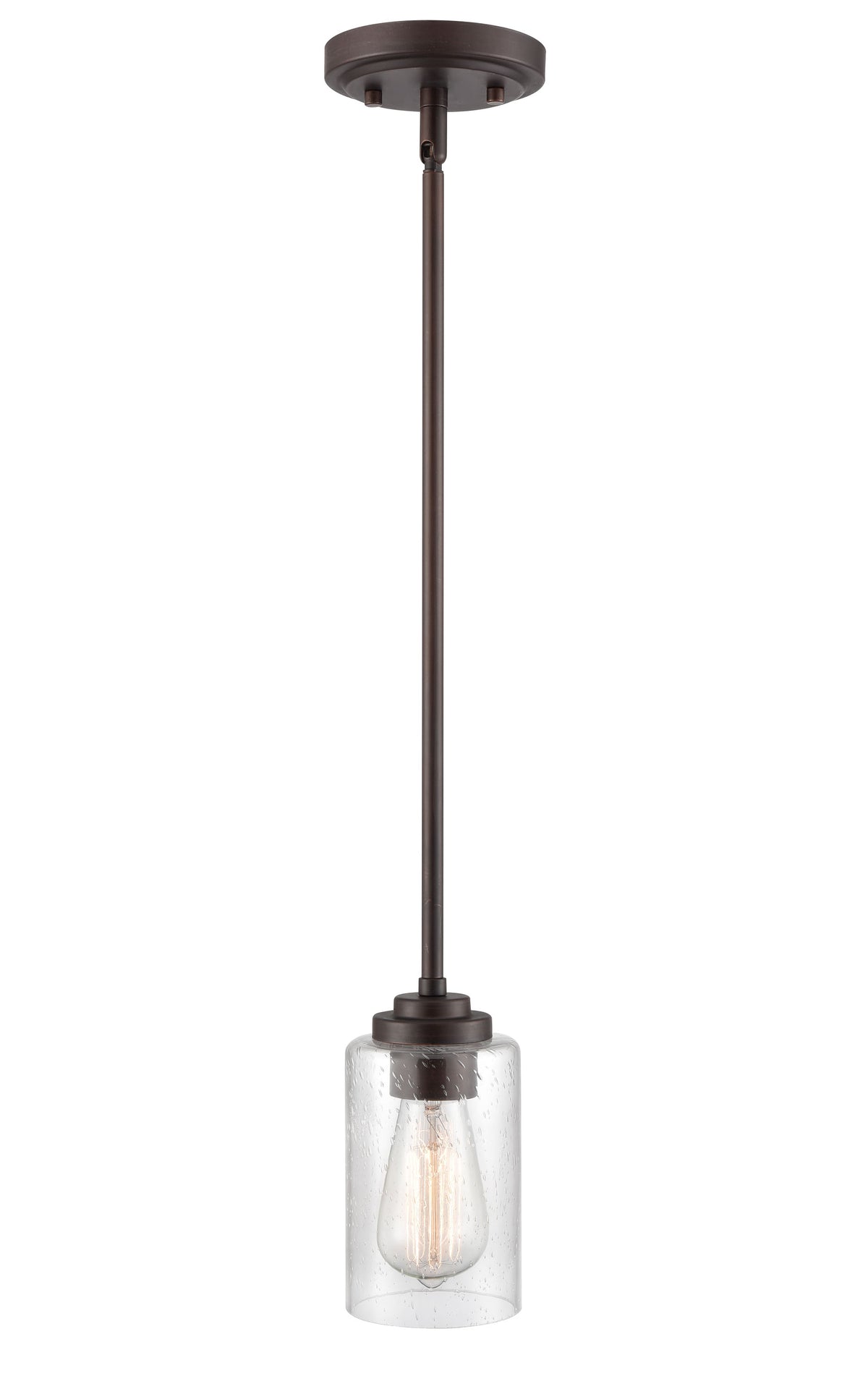 7.25'' Moven Rubbed Bronze 1 Light Mini Pendant