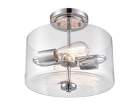 10'' Verlana ChromeClear 2 Light Semi-Flush Mount