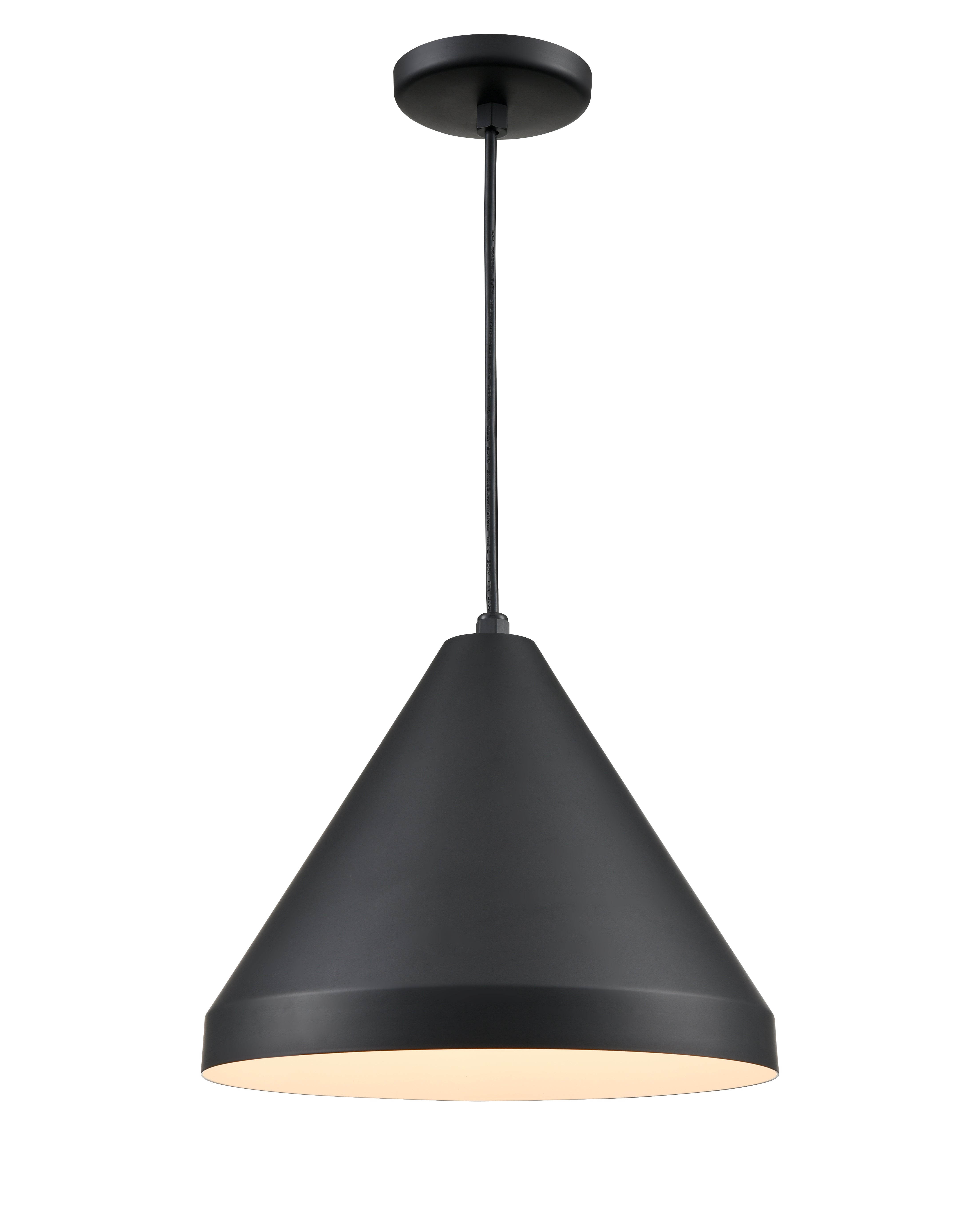 11.25'' R Series Satin Black 1 Light Pendant