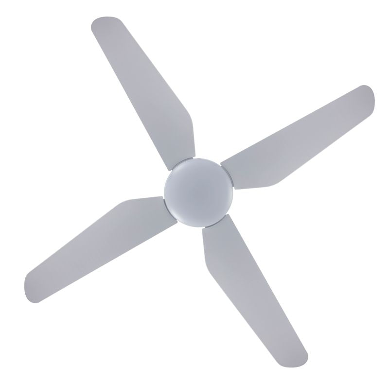 Aria Hugger 52 Inch White Fan with 1 Light and Remote