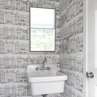 Kye 22x40 Rounded Rectangular Wall Mirror