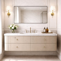Kye 22x40 Rounded Rectangular Wall Mirror