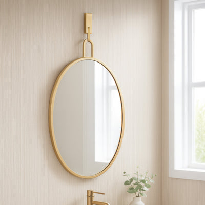 Stopwatch 22x30 Oval Powder Room Mirror