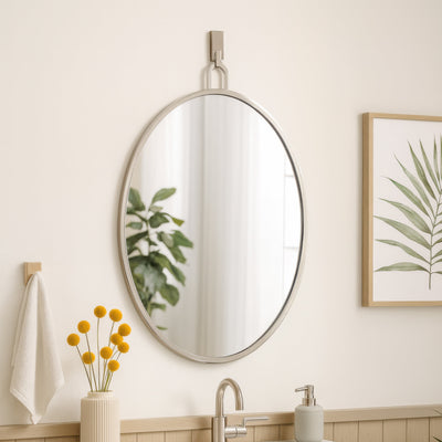 Stopwatch 22x30 Oval Powder Room Mirror