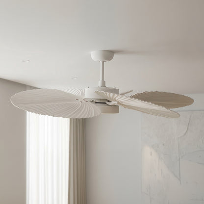 Bali 52 Inch White Fan with LED Light Antique White with Remote Included
