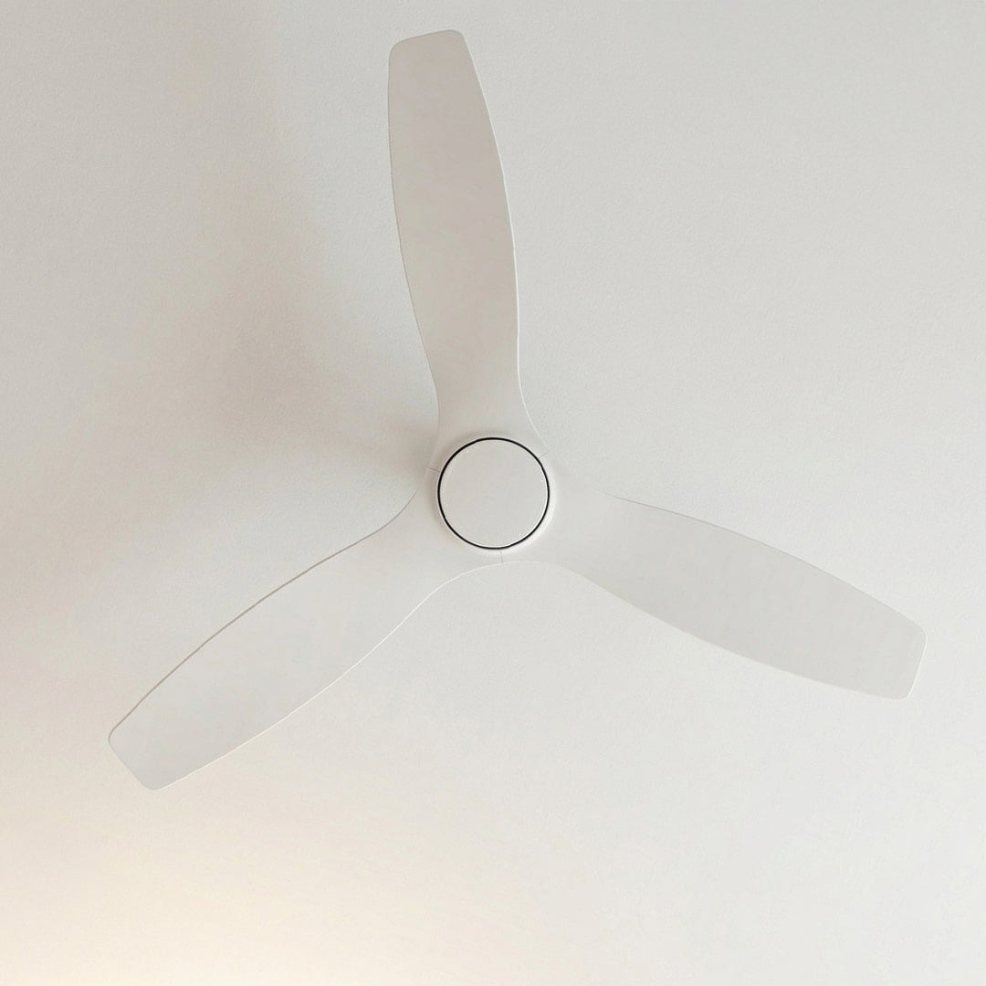 52 Inch Indoor Outdoor DC White Fan with Remote