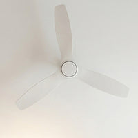 52 Inch Indoor Outdoor DC White Fan with Remote
