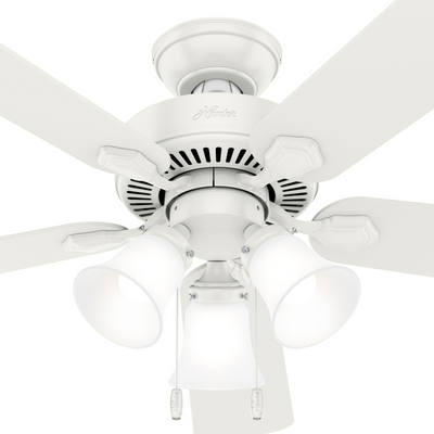 52 inch Swanson Fresh White Ceiling Fan with LED Light Kit