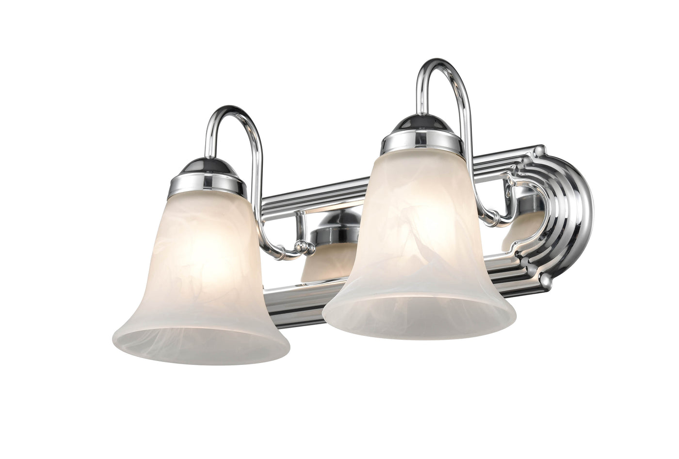 14'' Compana Chrome 2 Light Bath Vanity