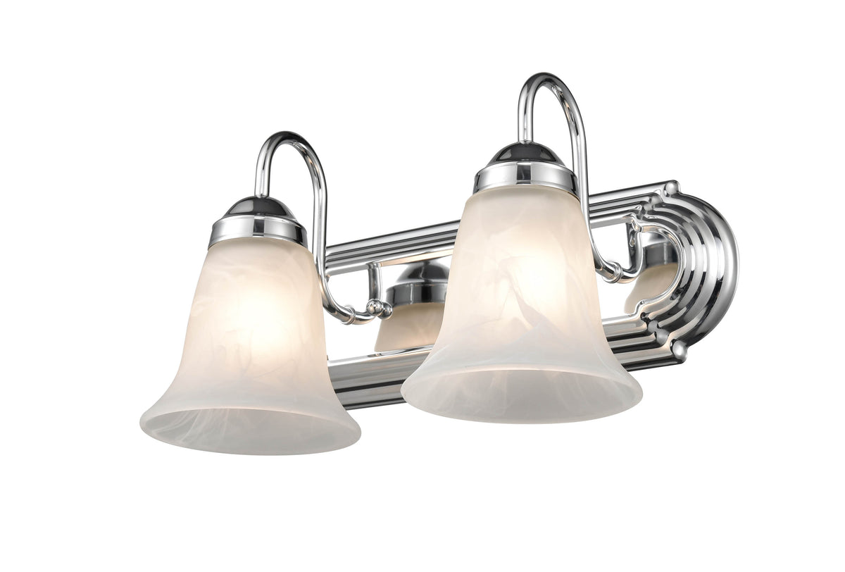 14'' Compana Chrome 2 Light Bath Vanity