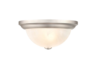 5.5'' Whitton Satin Nickel 2 Light Flush Mount