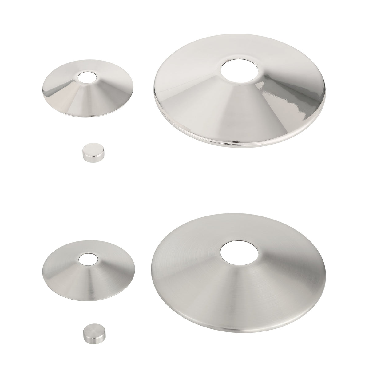 Tremolo 7-inch 1-light Brushed Nickel and Polished Nickel Vanity Light with Etched Opal Glass