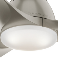Casablanca 52 inch Wisp Painted Pewter Ceiling Fan with LED Light Kit and Handheld Remote