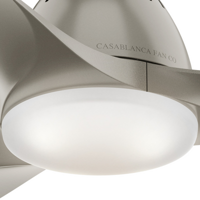 Casablanca 52 inch Wisp Painted Pewter Ceiling Fan with LED Light Kit and Handheld Remote