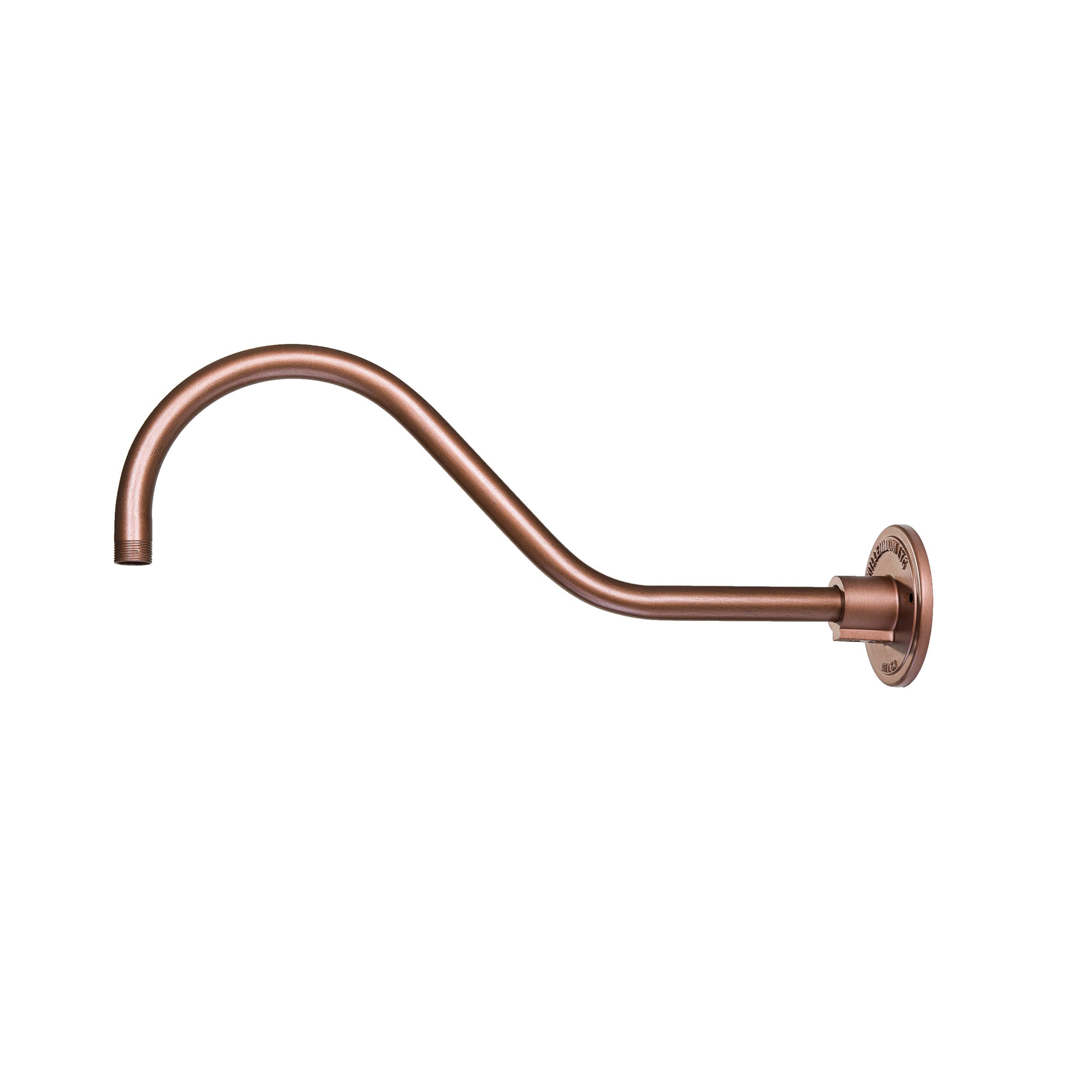 9.5-inch R Series Copper Gooseneck Arm with Metal Shade