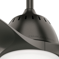 Casablanca 44 inch Wisp Noble Bronze Ceiling Fan with LED Light Kit and Handheld Remote