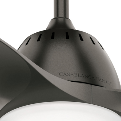 Casablanca 44 inch Wisp Noble Bronze Ceiling Fan with LED Light Kit and Handheld Remote
