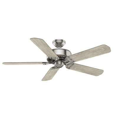 Casablanca 54 inch Panama ENERGY STAR® Brushed Nickel Ceiling Fan with Handheld Remote