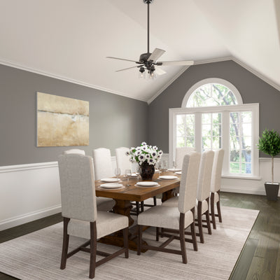 52 inch Hartland Noble Bronze Ceiling Fan with LED Light Kit and Handheld Remote