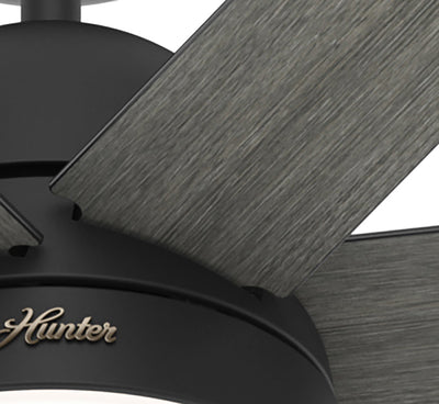 70 inch Phenomenon Wi-Fi ENERGY STAR® Matte Black Ceiling Fan with LED Light Kit and Wall Control