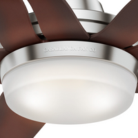 Casablanca 56 inch Correne Brushed Nickel Ceiling Fan with LED Light Kit and Handheld Remote