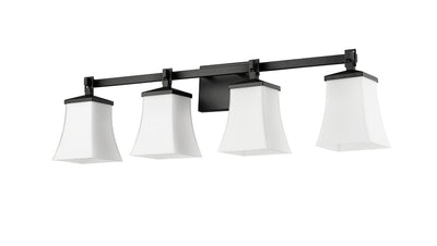 33.25'' Sonorra Matte Black 4 Light Bath Vanity