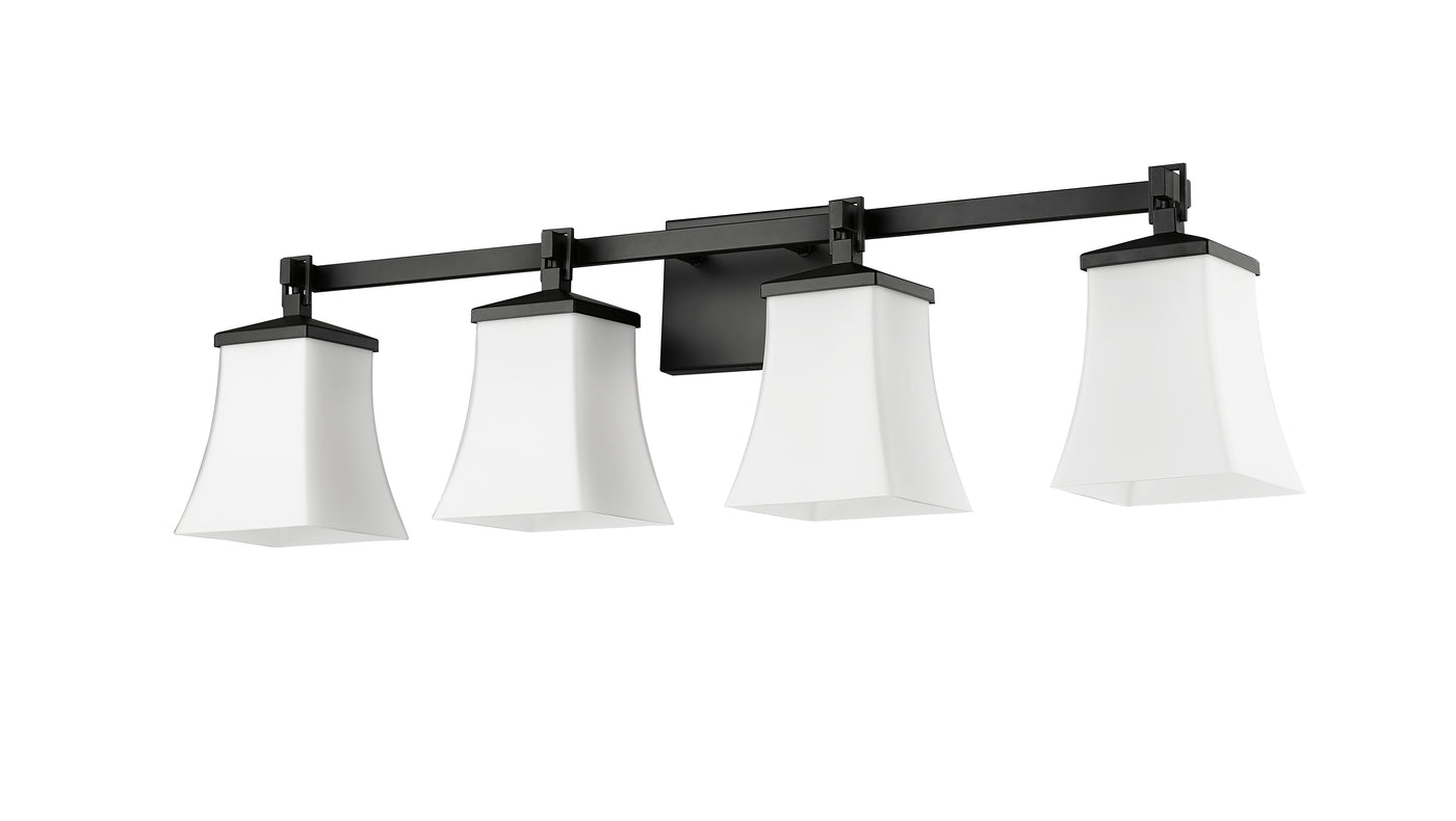 33.25'' Sonorra Matte Black 4 Light Bath Vanity