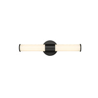 18'' Trumann Matte Black 1 Vanity Light