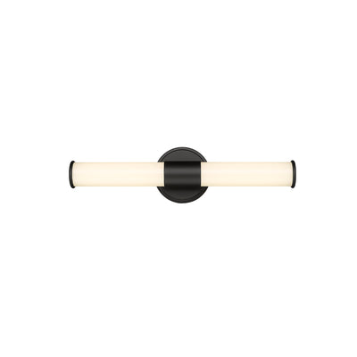 18'' Trumann Matte Black 1 Vanity Light