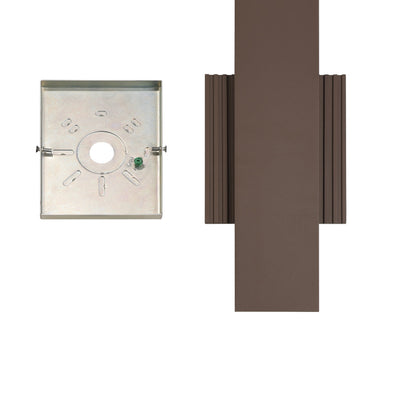 Jacks 15-inch Architectural Bronze 5CCT LED Exterior Wall Sconce