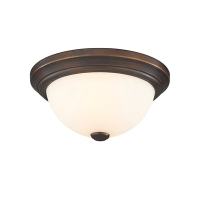 5.5'' Kipson Rubbed Bronze 2 Light Flush Mount
