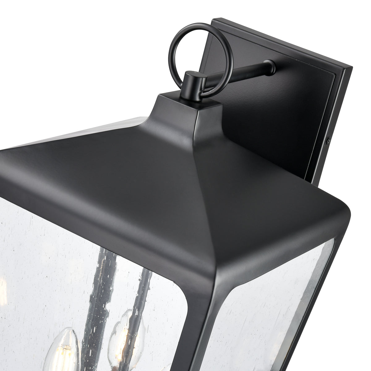 10.25'' Brooks Powder Coated Black 3 Light Wall Sconce