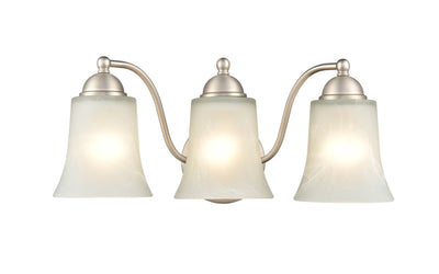 18'' Abelia Satin Nickel 3 Light Bath Vanity