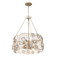 Ethereal Rose 6 Light Chandelier