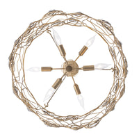 Ethereal Rose 6 Light Chandelier