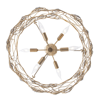 Ethereal Rose 6 Light Chandelier