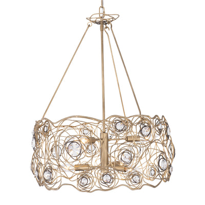 Ethereal Rose 6 Light Chandelier