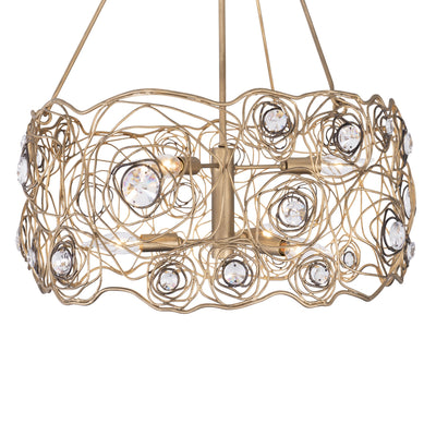 Ethereal Rose 6 Light Chandelier