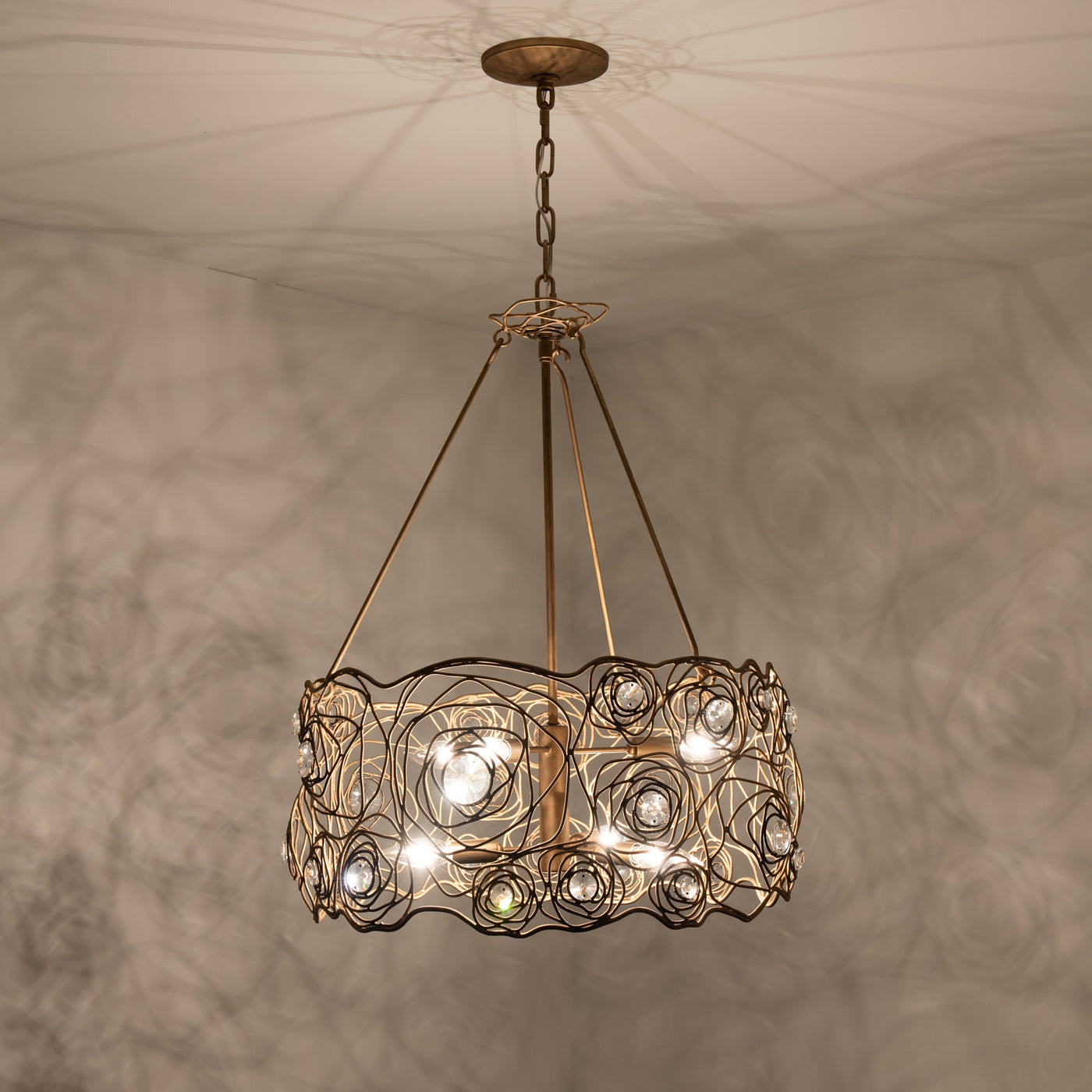 Ethereal Rose 6 Light Chandelier