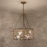 Ethereal Rose 6 Light Chandelier