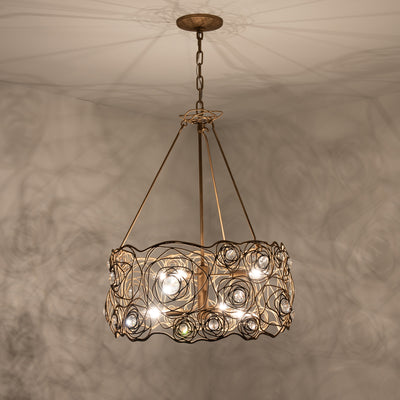 Ethereal Rose 6 Light Chandelier