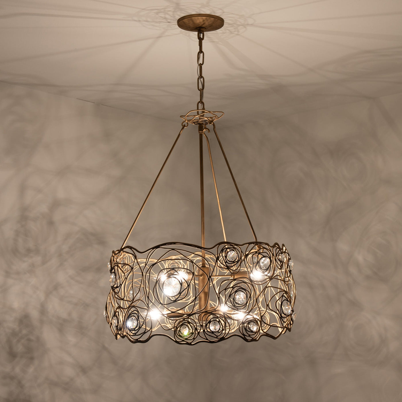 Ethereal Rose 6 Light Chandelier